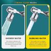 1pcs Faucet Extender, Alloy Robotic Arm,1080° Rotating Universal Faucet Extension, Swivel Faucet For Bathroom Sink