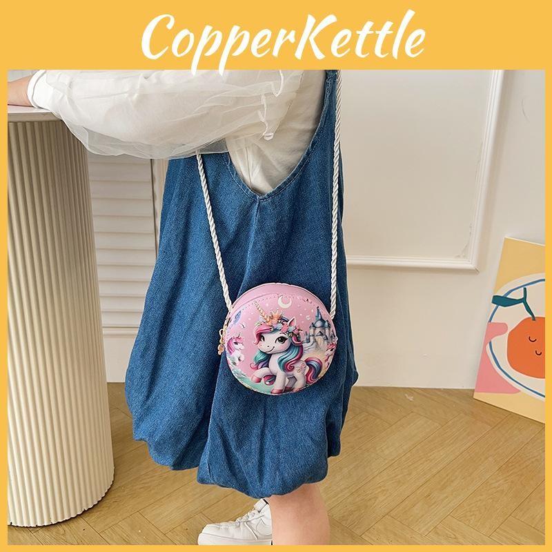 Cute Cartoon Unicorn Crossbody Bag For Kids Lightweight Breathable Durable Design