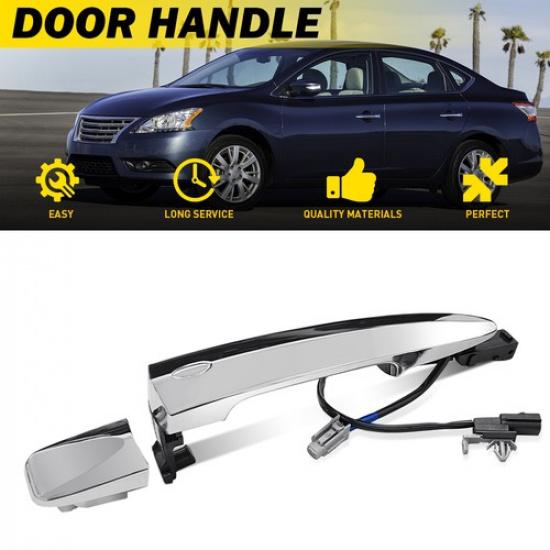 For 2015- Sentra Nissan Outside Exterior Door Handle Chrome Driver Front LH