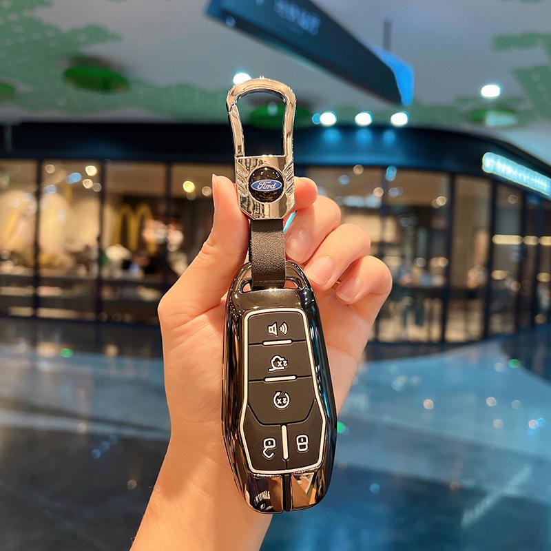 High-End Cobra Metal Key Case for 15-17 Ford Mustang