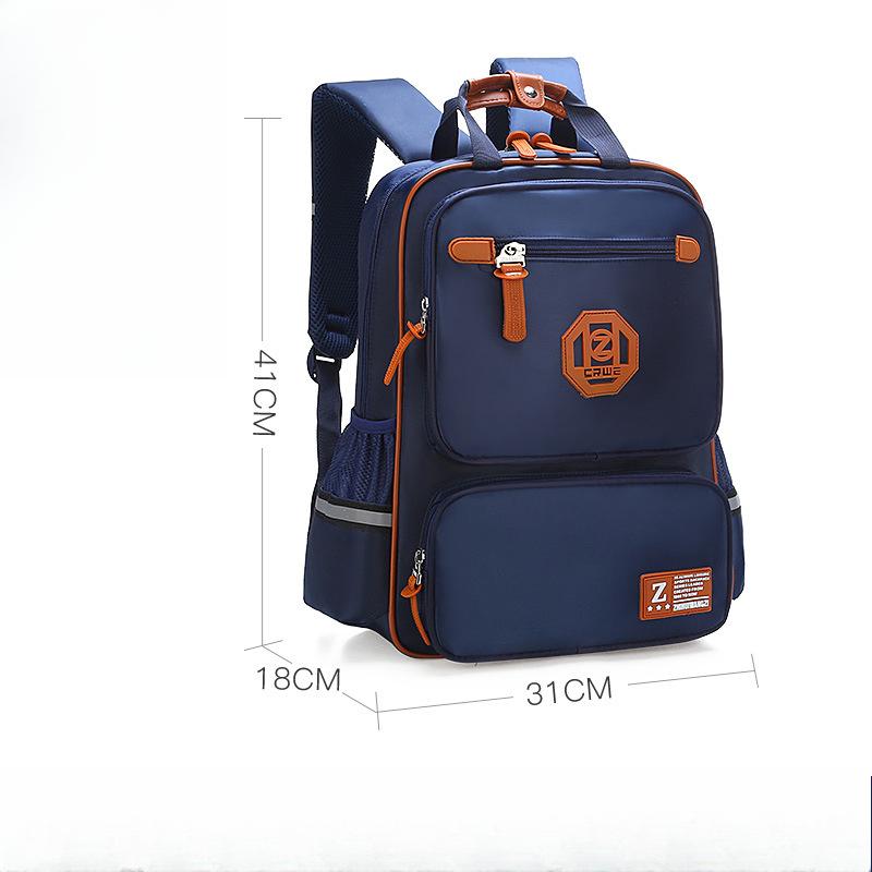 British-style Schoolbags for Primary School Students and Children, Load-reducing Backpacks