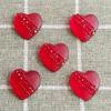 wholesale diy heart-shaped resin rhinestones wedding accessories scrapbook wedding decoration  rhinestone
