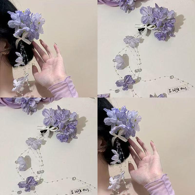 Seaside Atmosphere Lily Flower Hair Clip for Women - Vacation Style Accessory