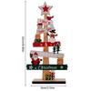 Desktop Christmas Tree Santa Claus DIY Decoration Wooden Christmas Signs Plaque Xmas Decoration 2025 New Years Party Gifts