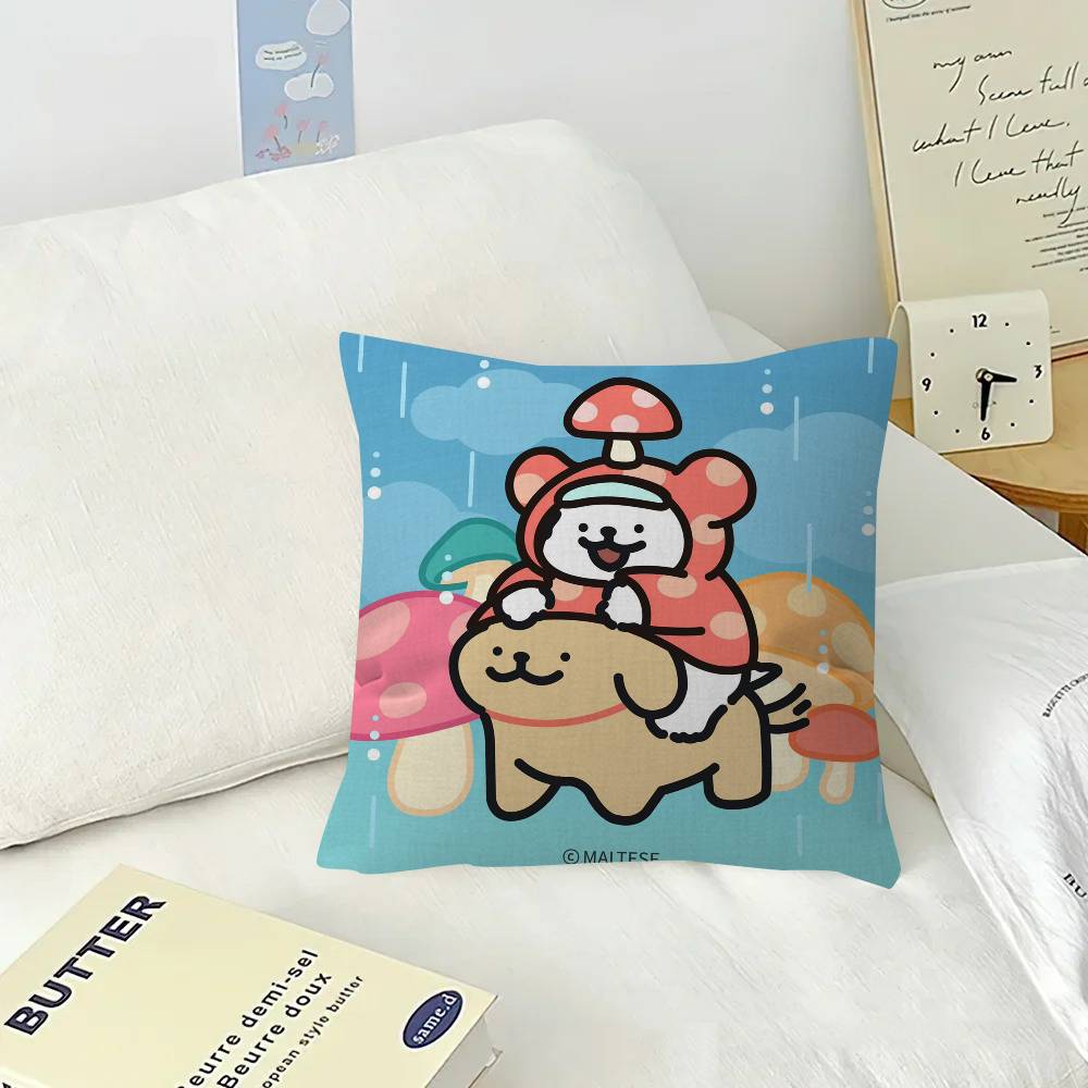 Cartoon Line Dog  Cushion Cover Decorative Pillow Sofa Home Decor case pillow cases