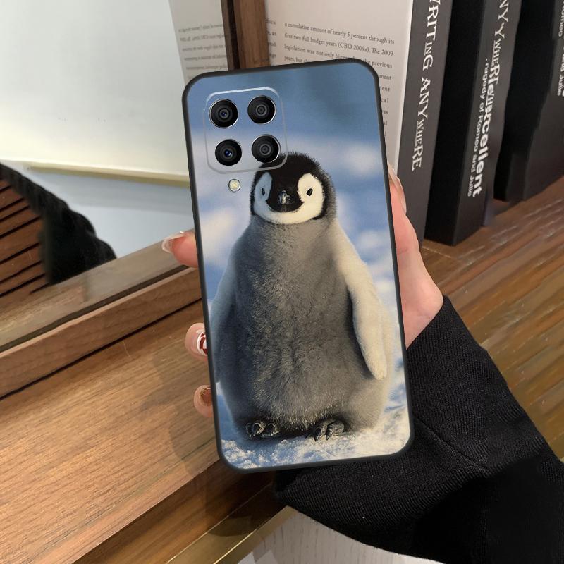Penguin Snow Arctic Cute Animal Case For Samsung Galaxy M56 M06 M16 M36 M52 M32 M12 M54 M34 M14 M35 M55 M15 M11 M31 M13 M53