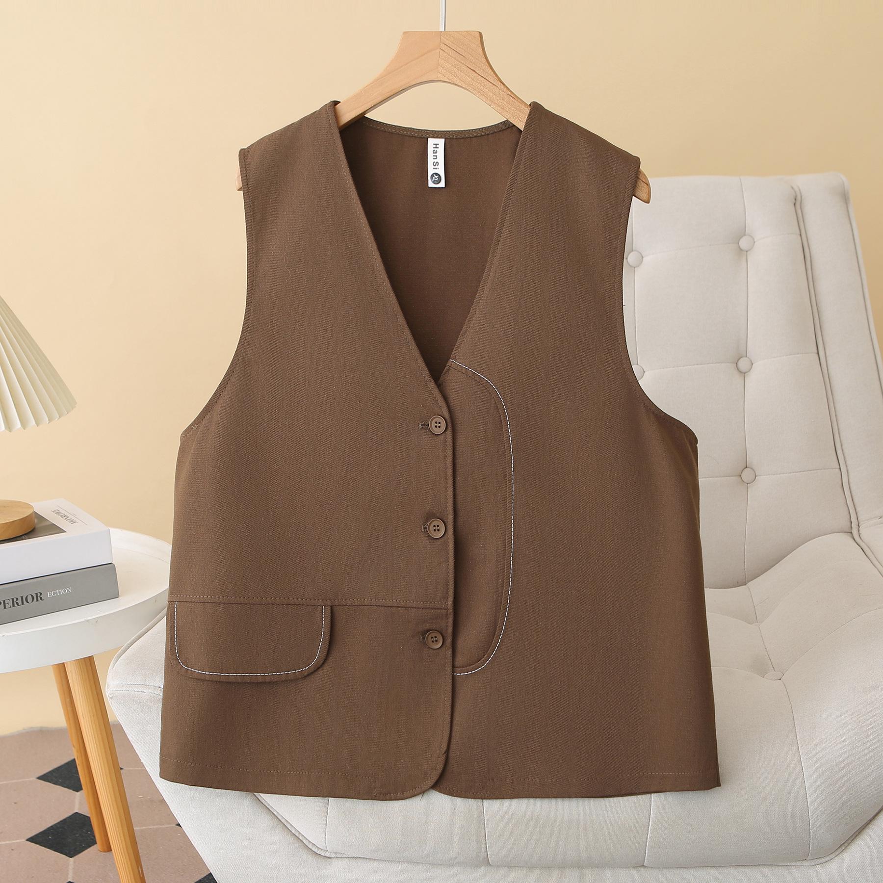 2026 Plus Size Women s V-Neck Cardigan Vest Slimming Padded Top Shrug 2XL