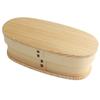 Wooden Lunch x x Natural White j-kitchens Humidity-Regulating Box, 18.5cm 8.5cm 6.3cm, 400ml,