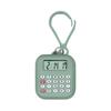 Portachiavi Mini Calcolatrice Digitale Portatile Display Ora Conto alla Rovescia Piccola Calcolatrice Per Studente Zaino Scolastico Uso Quotidiano