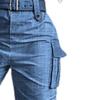 Cargo-Jumpsuit Knöchelgebunden Schulterträger Frühling Sommer Einfarbige Neckholder-Jumpsuit für