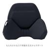EXGEL Hug Drive Car Cushion, Black, Gel Cushion, Car Cushion, Lumbar Support, Made In Japan, HUD01-BK