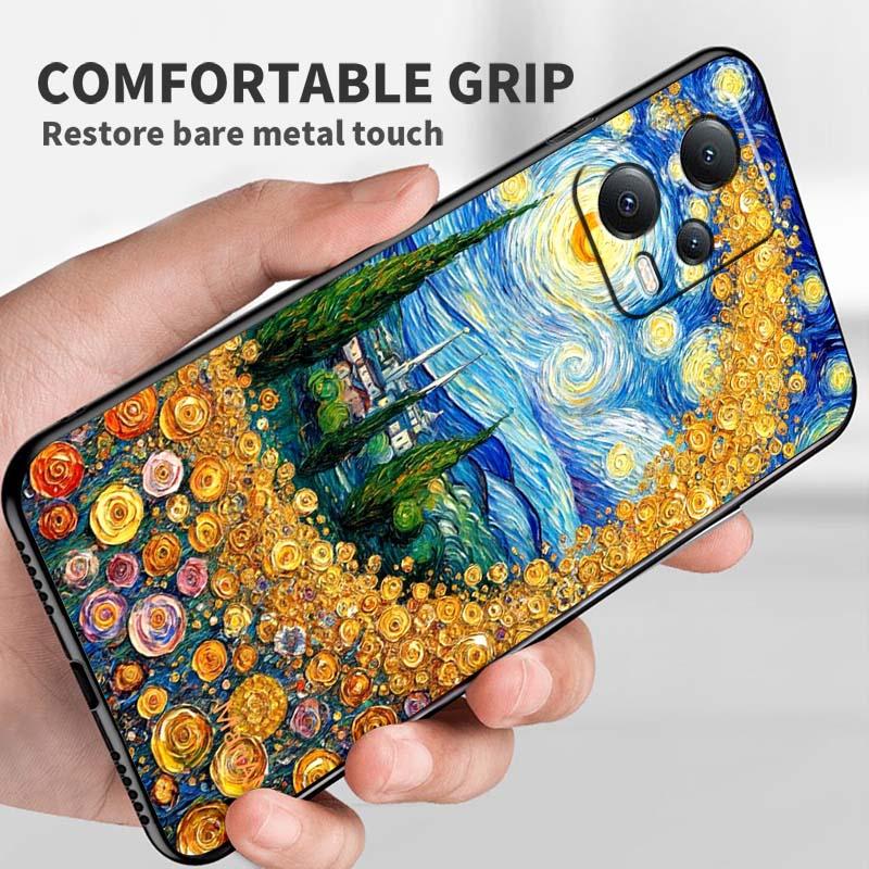 Creative landscape patterns Phone Case For Xiaomi Redmi Note 15 14 13 12 12S 11E 11 11S Pro Plus 4G 5G Black Soft TPU