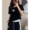 Sommer Damen Sets Rundhals Kurzarm T-Shirt Hose Damen Trainingsanzüge Outfits