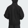 adidas Solid Color Logo Sports Casual Jacket for Men, Black