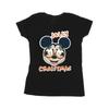 Disney Womens/Ladies Mickey Mouse Jolly Christmas Glasses Cotton T-Shirt