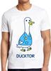 Ducktor Duck Lékař Meme Styl Parodie Domácí Mazlíček Hráč Vtip Vtipný Dárek Tričko T Shirt M989