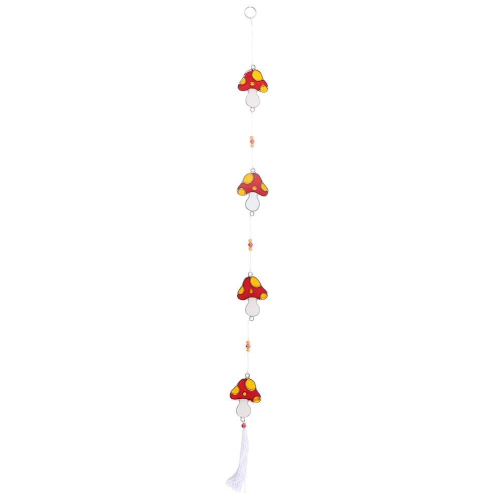 Something Different Mushroom String Suncatcher