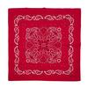 Trifong Bandana Red 100% Cotton Adult Men Paisley Pattern Cotton Handkerchief Large Bandana Unisex 55cm x 55cm