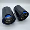 Glänzender Schwarzer Carbonfaser-Auspuffschalldämpfer & Endrohr für BMW M2, M4, E46, F30, F10.