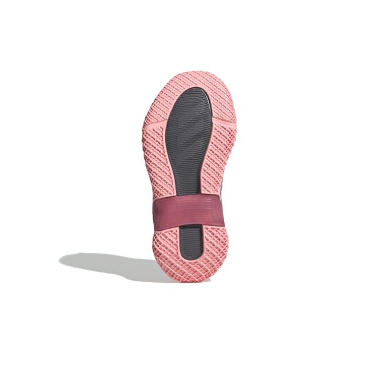 adidas 4Uture Rnr El K Cushioning Support Low Top Kids' Running Shoes Gray Pink Kids' FV2786
