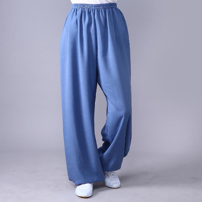 

Унисекс Дышащие Хлопково-Льняные Брюки-Фонарики для Летней Практики Тай-Цзи и Йоги XXL