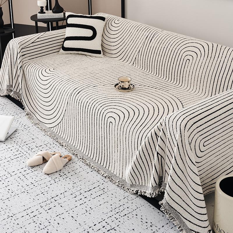 New Plush Sofa Cover Cloth French Advanced Autumn and Winter Sofa Cushion Cover All-Inclusive Sofa Towel