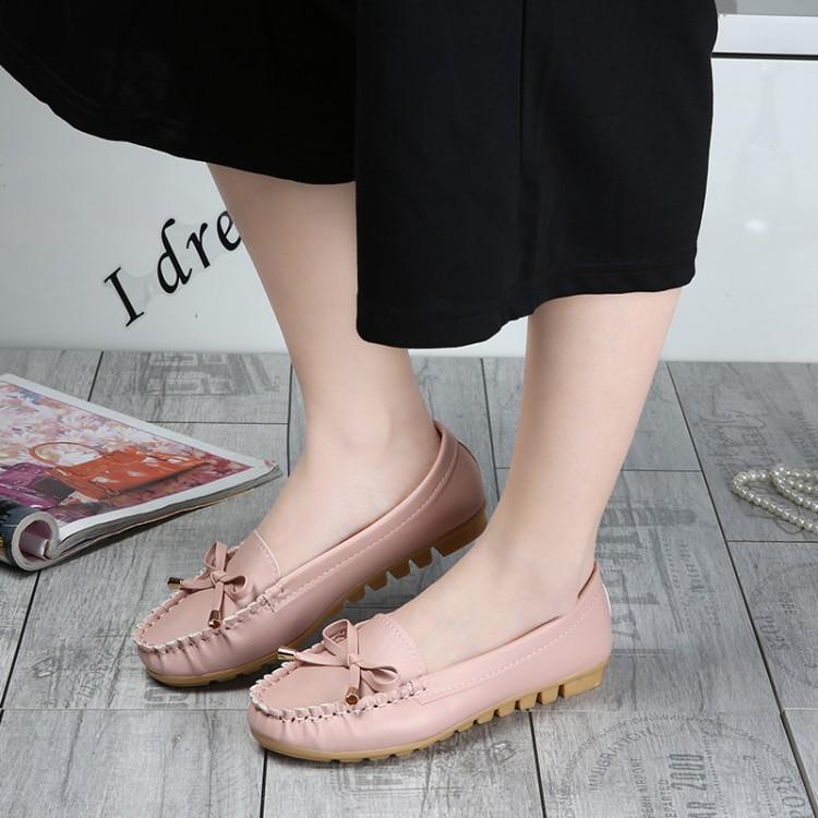 Plus Size Candy Color Flats Shoes Women Loafers Soft Slip On Shoes Woman Ballet Flats Boat Shoes Ladies Shoes Zapatos Muje Gift