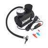 Mini Air Compressor Pump Tire Inflator Fast Inflation Car Motorcycle Kayak Bicycle Black