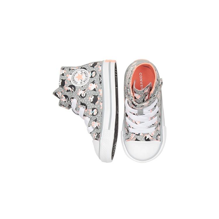 Converse Chuck Taylor All Star 1V Tundra Print High Top Shoe 'Black Gray' Baby 769566C