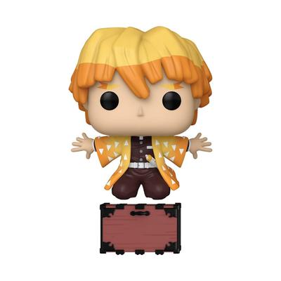 POP Anime: Zenitsu Agatsuma Schützende Nezuko-Box Limitierte Edition Funko Vinylfigur (Inklusive kompatibler Boxschutzhülle) Mehrfarbig 3,75