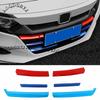 6Pcs 3-Colors For Honda Accord Sedan 2018-2021 Front Grille Moulding Decor Trim