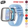 Strap+Case for Huawei Watch Fit 4/3 4Pro Tire Tread Bracelet+Change To Ultra Cover for Huawei Fit 4 Smartwatch Sport Band Bumper 7
