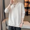 Men's Trendy Loose Fit Hoodie: Spring & Autumn Long Sleeve Pullover with Round Neck