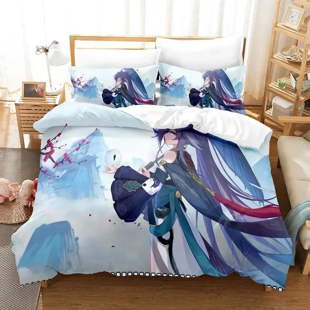 Honkai Impact 3 Bedding Set Single Twin Full Queen King Size Bed Set Aldult Kid Bedroom Duvet Cover Sets 3D Print Kawaii Anime