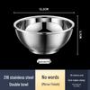 Wutuo 316 Stainless Steel Double Layer Kids Insulated Bowl