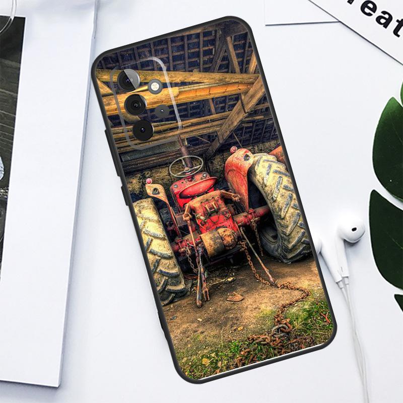 Farm Vehicle Tractor For Samsung Galaxy A13 A53 A33 A54 A34 A14 A55 A35 A15 A05 A06 A16 A22 A32 A52 Phone Case
