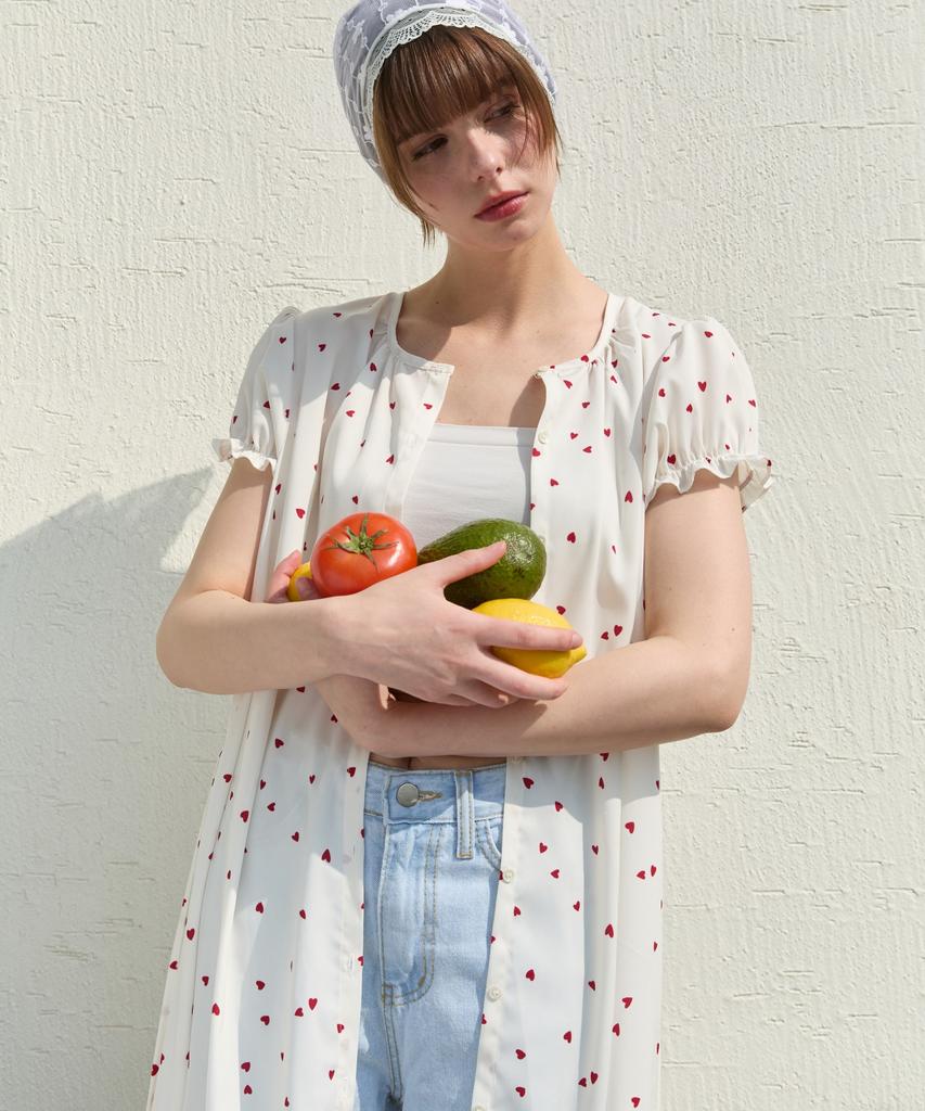 Wioi Love Shirt Dress_Heart