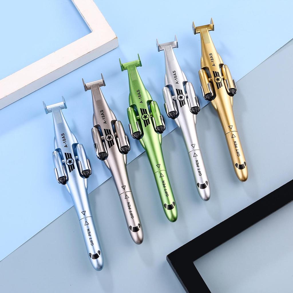 Airplane-Themed Military Fighter & Helicopter Fountain Pen