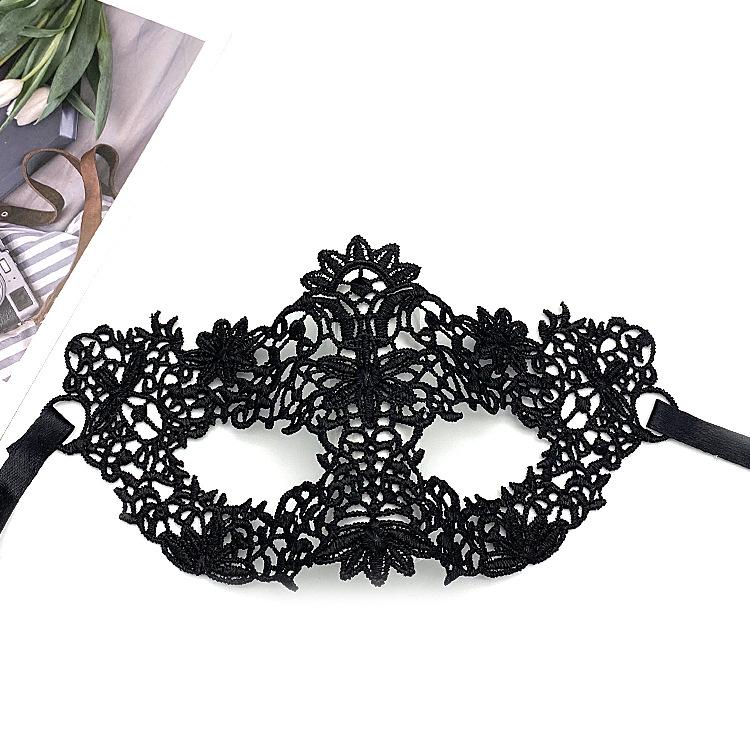

Adult Princess Halloween Lace Masquerade Mask - Irregular Hot Stamping Design One Size