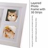 Imprint Clay Photo Frame DIY Keepsake Pet Paw Print Kit Clay Handprint Keepsake Frame  Father's Day