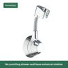 No Drill Shower Head Holder Adjustable Universal Showerhead Bracket with Adhesive Sticker Bathroom Wall Mount Accessory