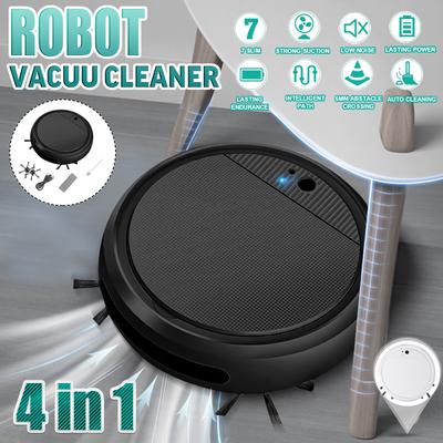 Chytrý podlahový robotický vysavač 1800Pa Silný sací zametač USB dobíjecí Mokré suché zametání Mopování Sterilizátor Domácí čistič