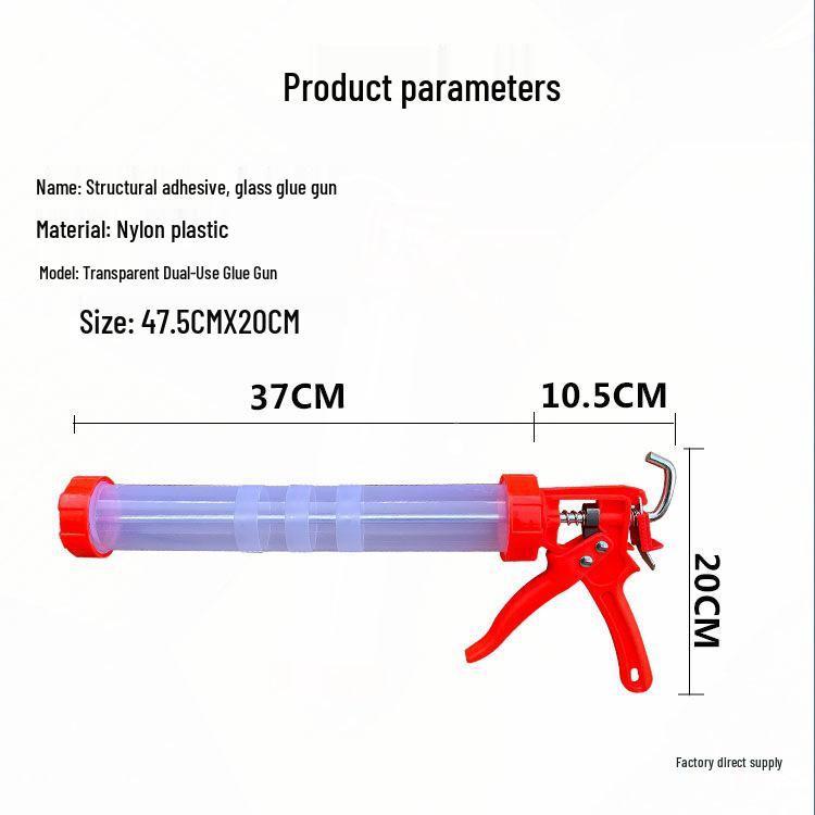 Automatic Structural Adhesive & Sealant Gun for Silicone and Glass - Home & Window Decoration Tool