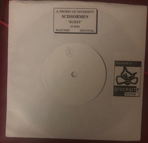 

7inch Record SCISSORMEN Burst WACCY003 Diversity Recor 1995 UK Rock Used