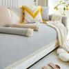 Cotton and Linen Sofa Cushions for All Seasons, Non-slip Cushions, Simple Modern Linen Sofa Cover, Backrest Towel and Cover Cloth