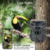 Outdoor 4g 30mp Hd 2k App Control Night Vision Trap Game 120 Degree Hunting Trail Cam Wireless Cellular Wildlife Camera Cam