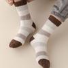Comfortable Original Soft Thick Coral Fleece Socks Cotton Hosiery Middle Tube Socks Man Socks
