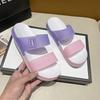 Slippers Women In Summer Slip Resistant for Outdoor Wear Straight String Beach Slippers for Women