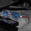Eyewear Unisex Polarized Sunglasses Lightweight Anti-UV Plain Glasses Double-bar Sunnies  Daily