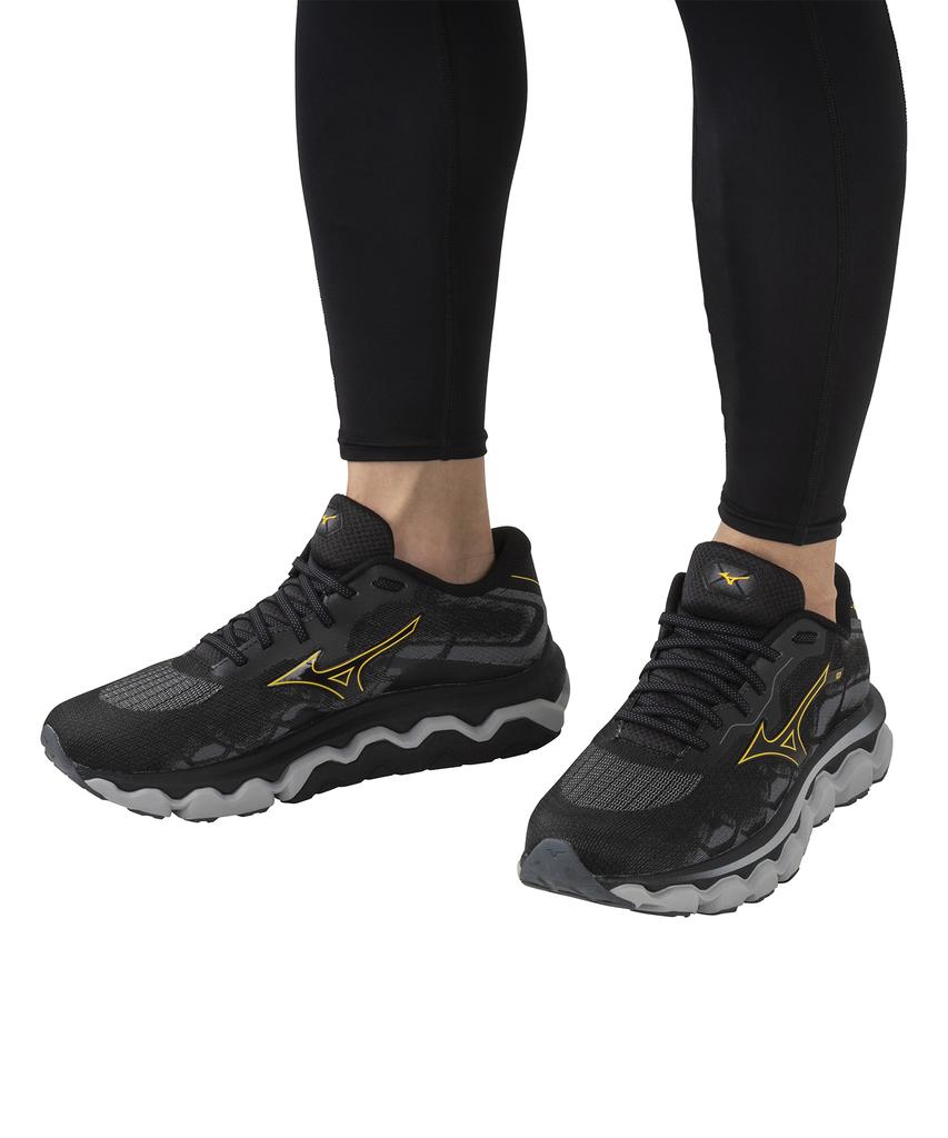 Mizuno (Men'S) Wave Horizon 7 Sw - Black:Citrus / J1Gc243104